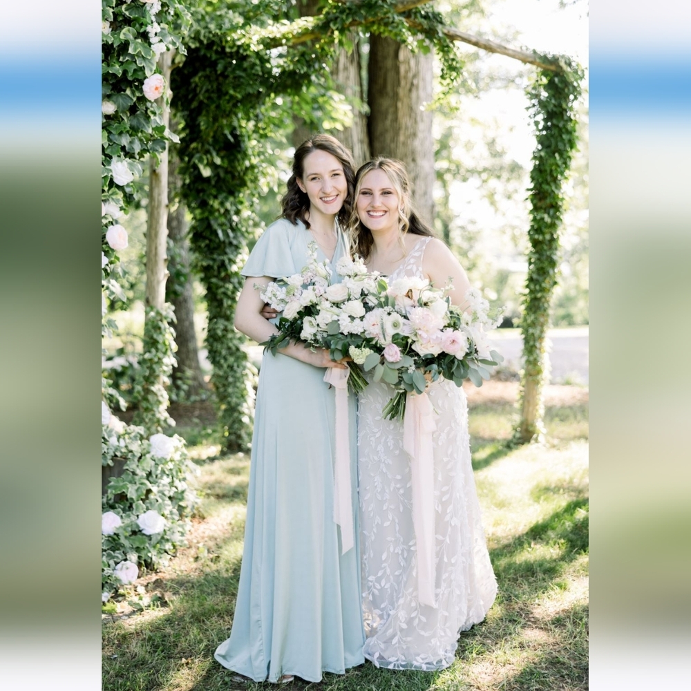 Baltic Born SAGE green maxi bridesmaid dress